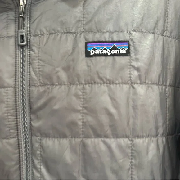 Patagonia Men's Nano Puffer Lightweight Primaloft Insulated Gray Jacket Large - Picture 10 of 10
